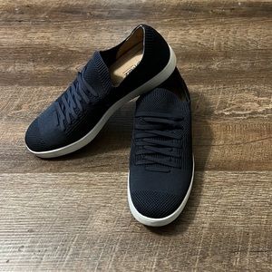 Lifestride soft system active arch blue mesh slip on sneaker